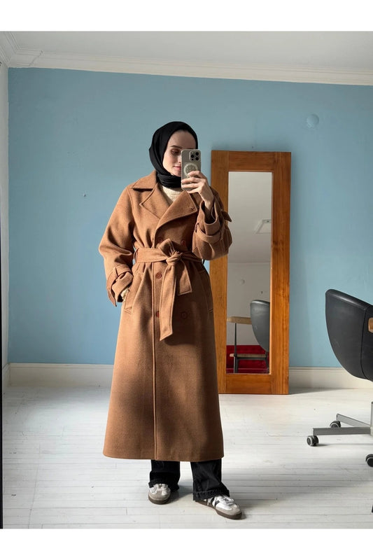 Női modest dzseki – barna – barna