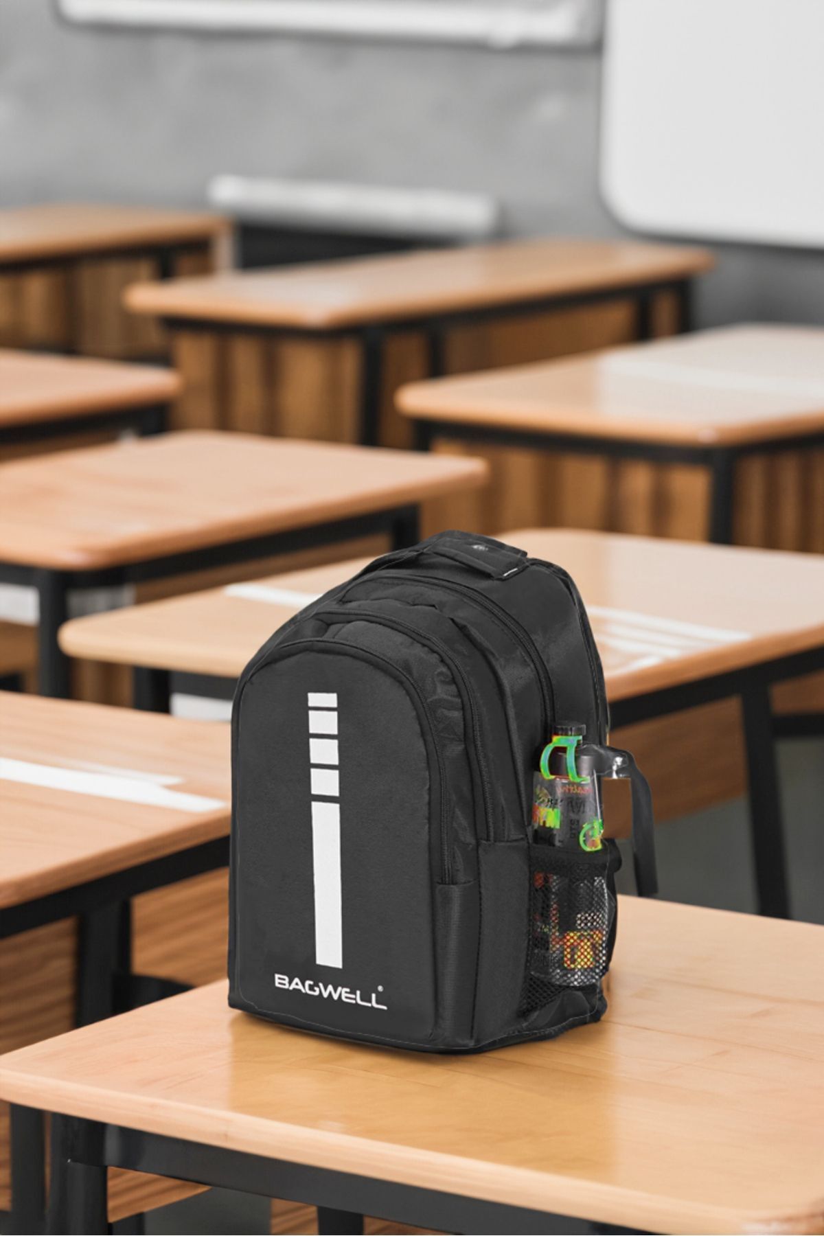 Iskolatáska – fekete