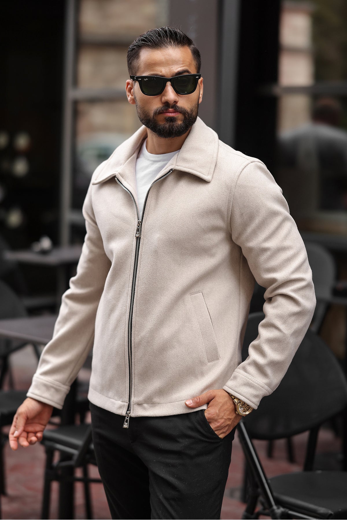 Férfi dzseki