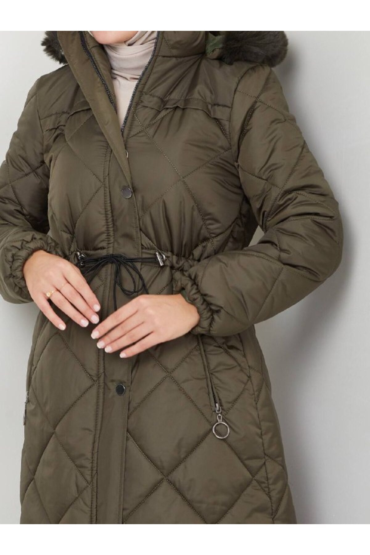 Női modest dzseki – khaki