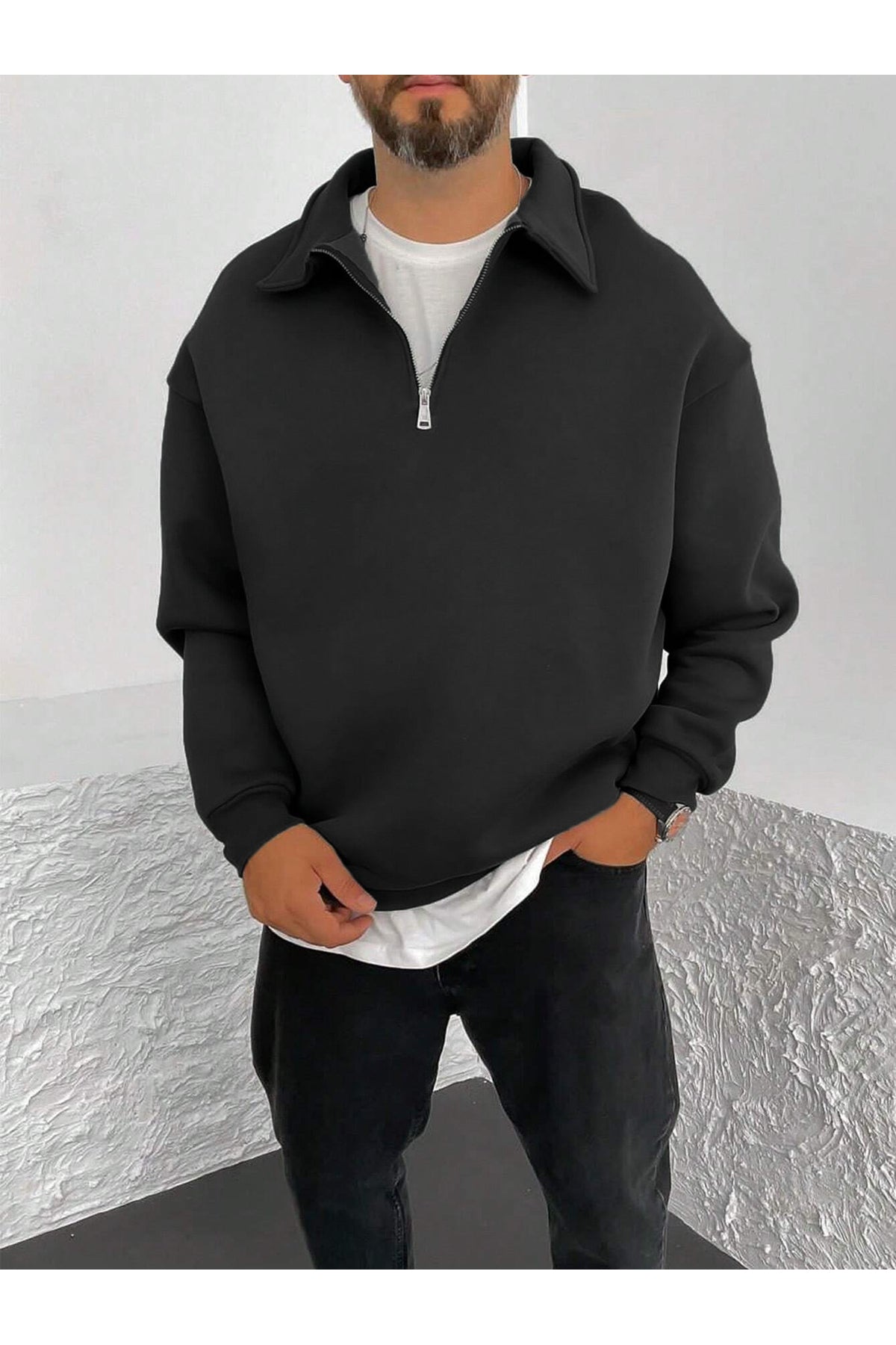 Sweatshirt – fehér