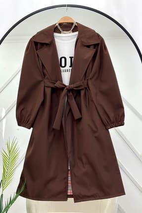 Női modest trencskó – barna