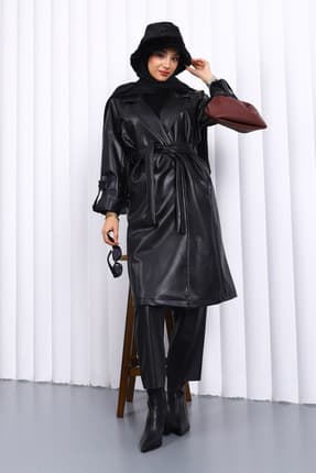 Női modest trencskó – fekete