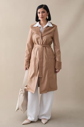 Női modest trencskó – camel