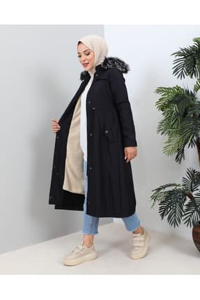 Női modest dzseki – sötétkék