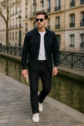 Férfi farmer – sötétkék