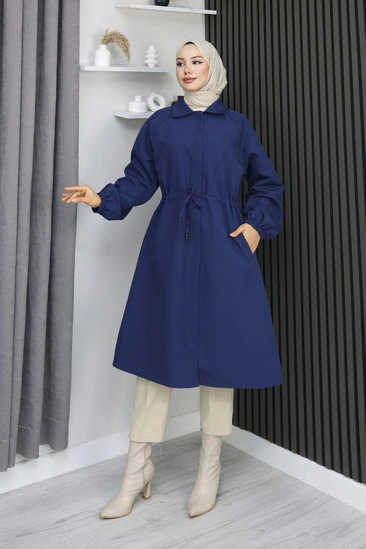 Női modest trencskó – indigó – indigó