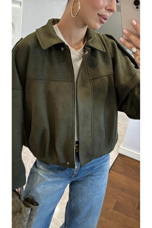 Téli kabát – khaki – khaki