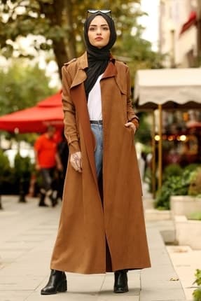 Női modest trencskó – konyakbarna