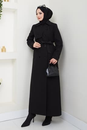 Női modest trencskó – fekete