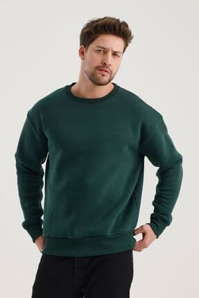 Férfi sweatshirt – zöld