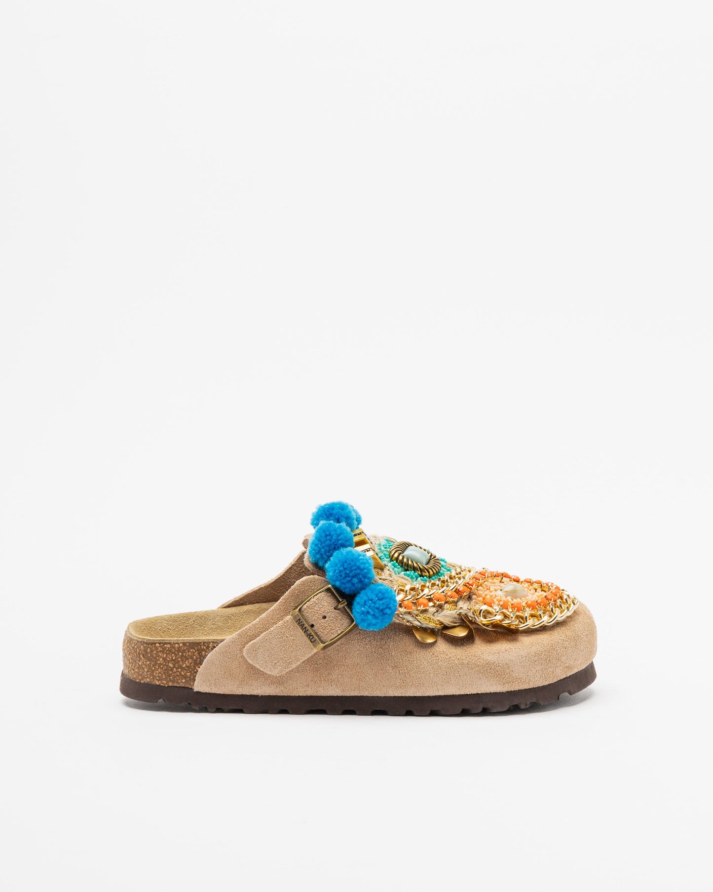 Kézzel készült Designer bőr papucs