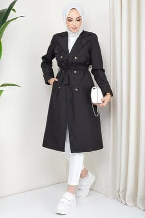 Női modest trencskó – fekete