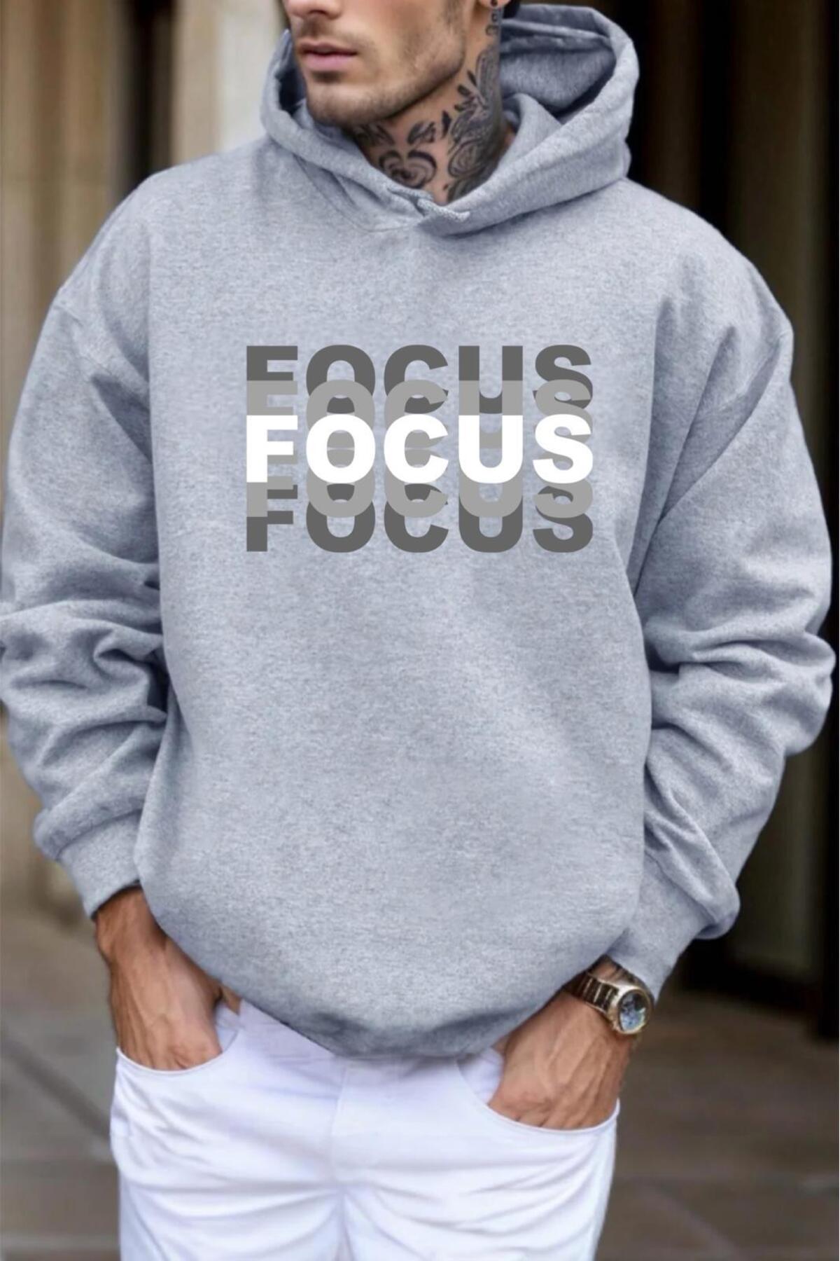 Férfi sweatshirt – fekete