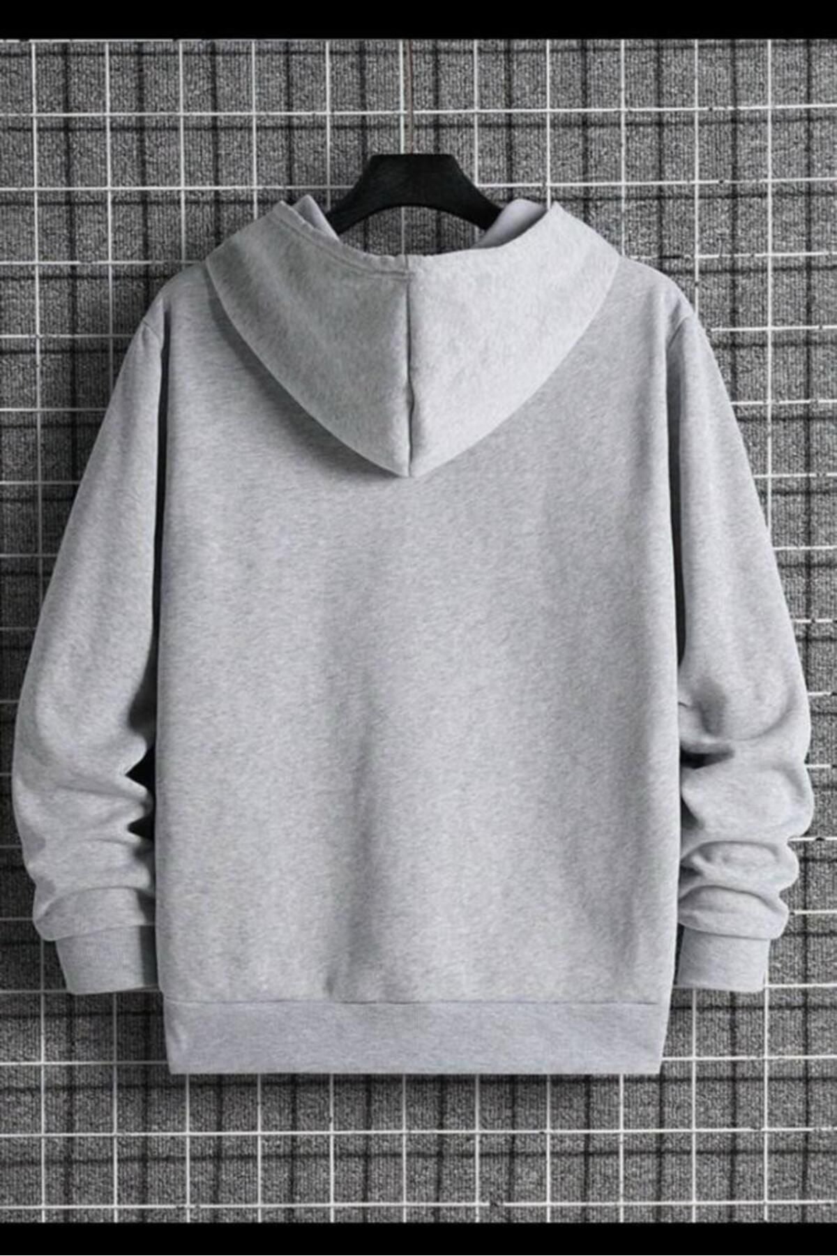 Férfi sweatshirt – szürke