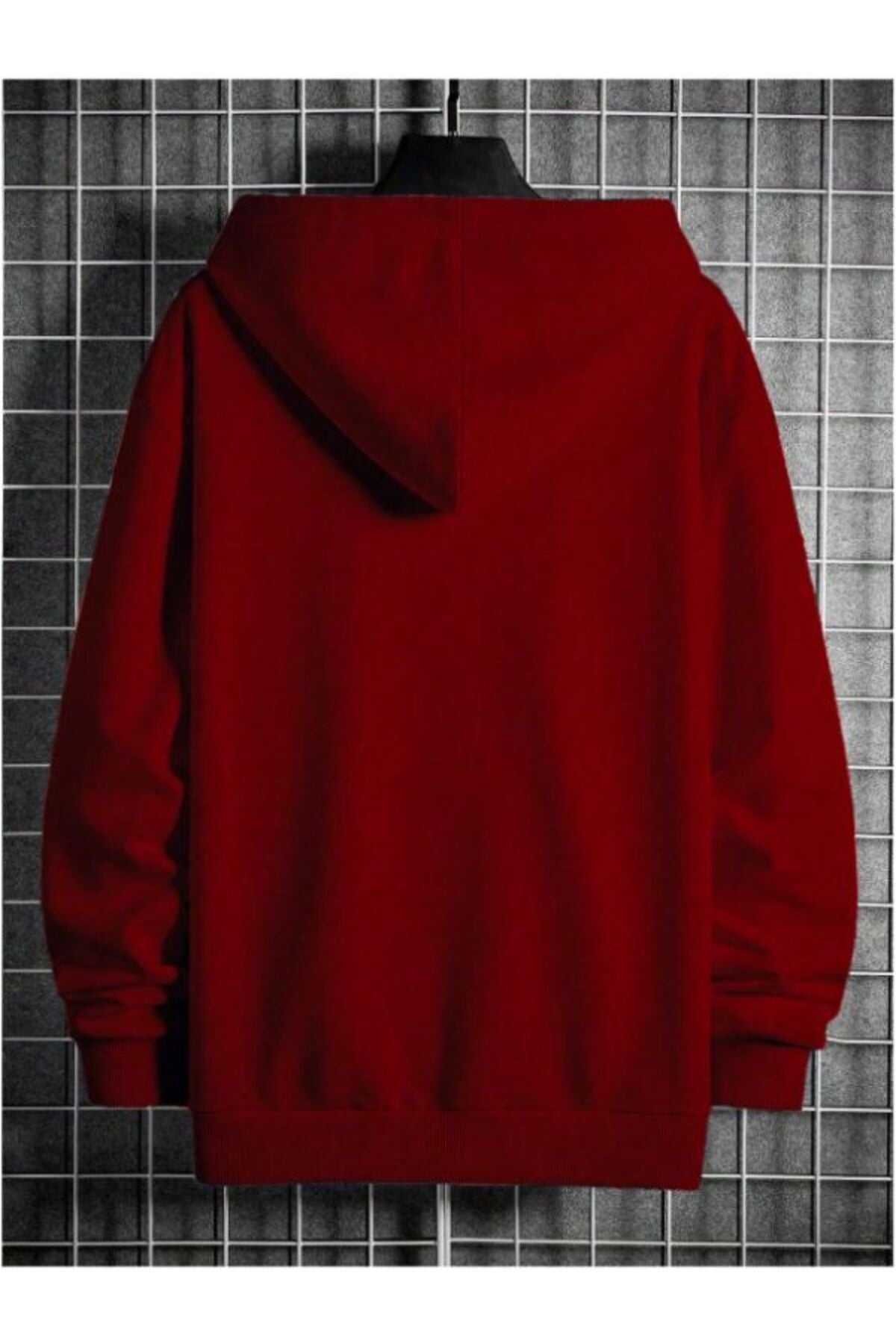 Férfi sweatshirt – bordó