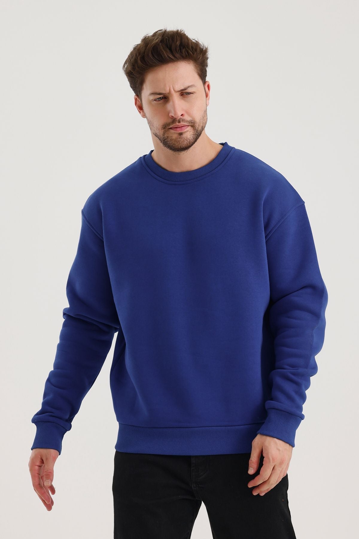 Férfi sweatshirt – fekete