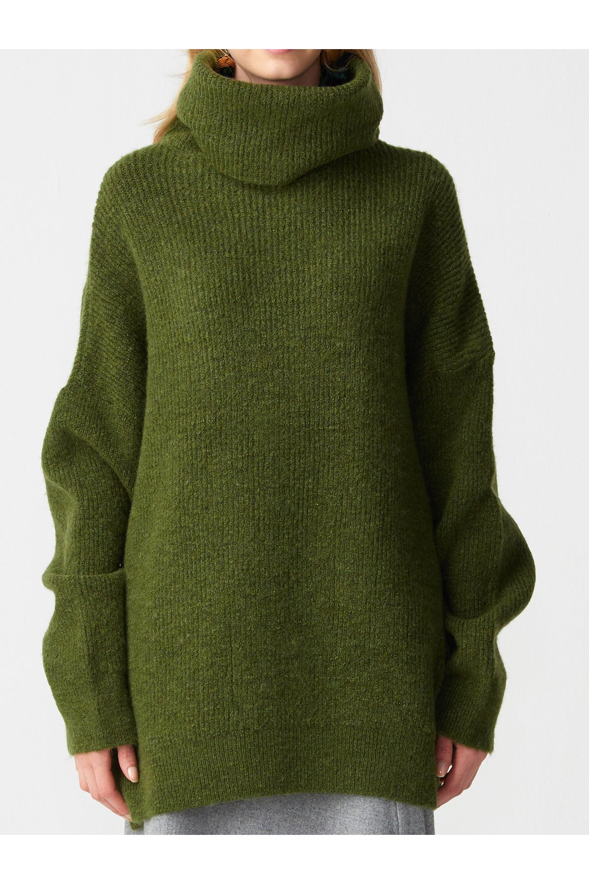 Pulóver – khaki