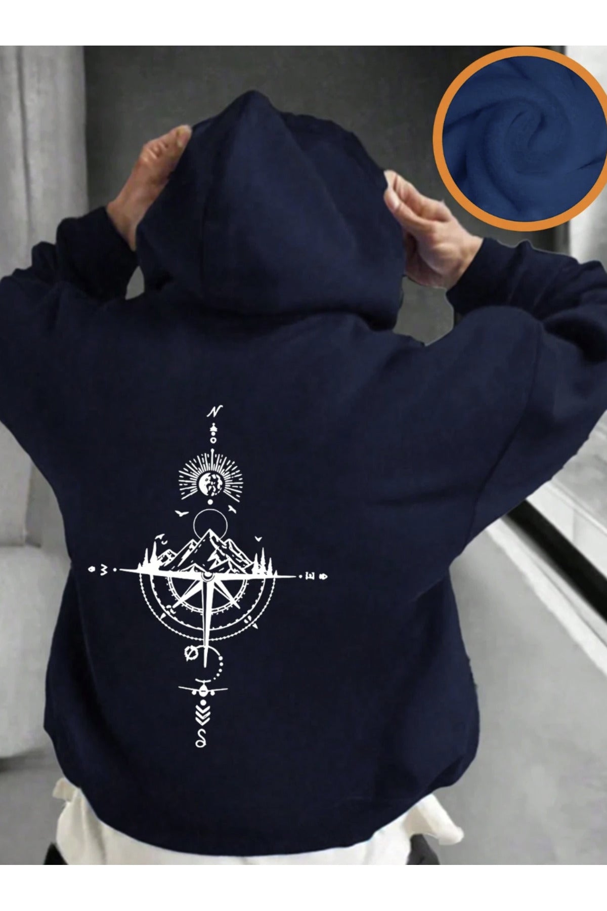 Férfi sweatshirt – fehér