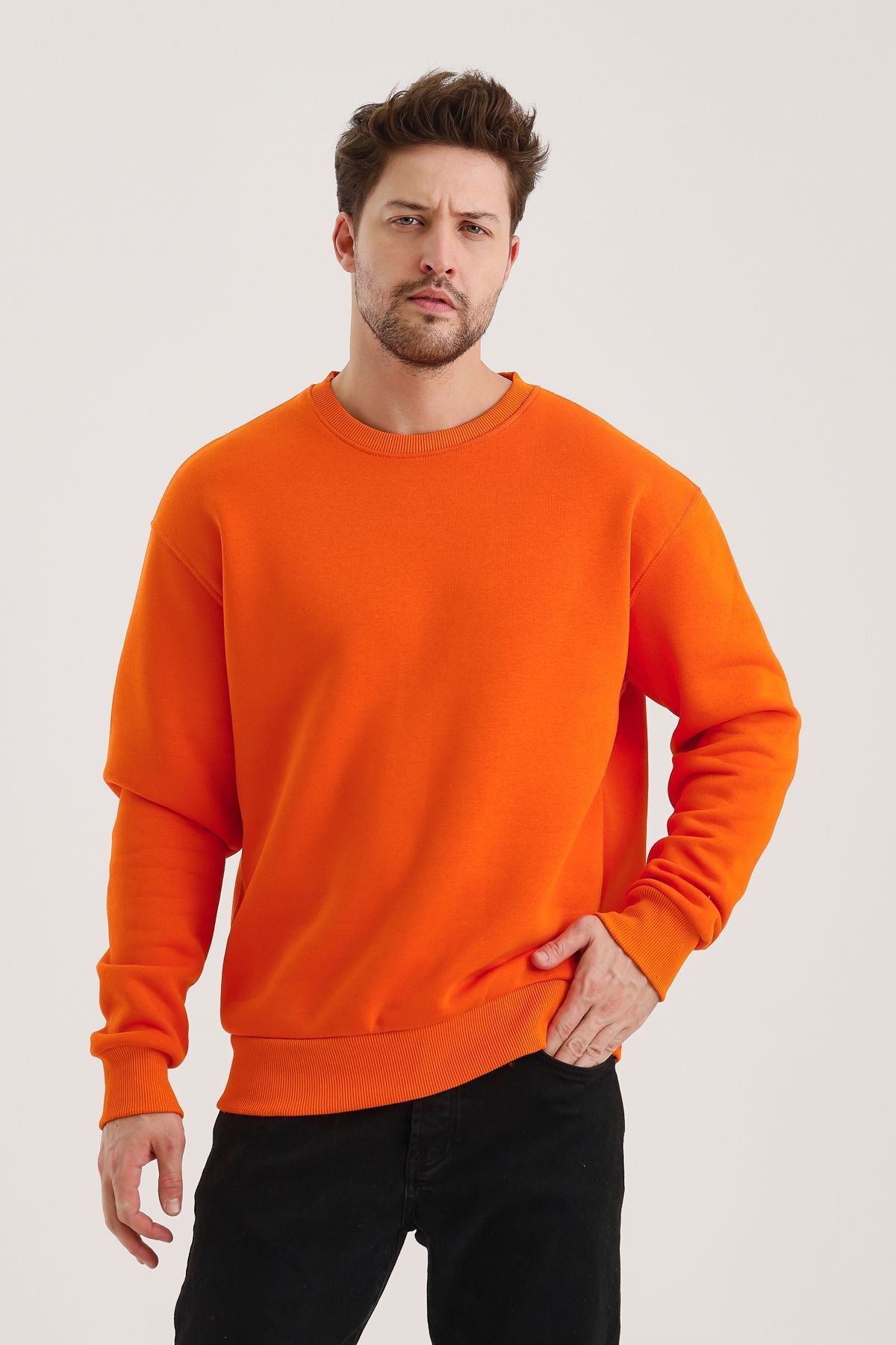 Férfi sweatshirt – zöld