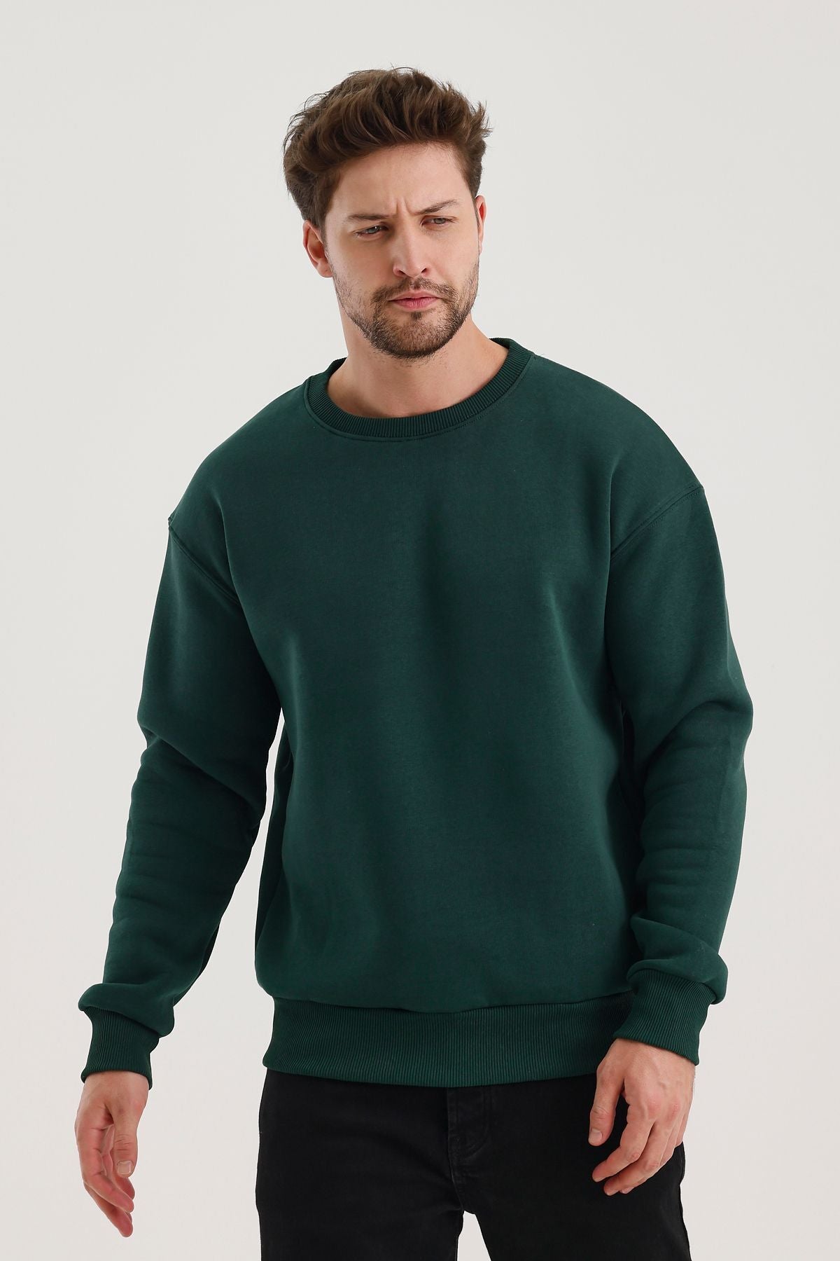 Férfi sweatshirt – zöld