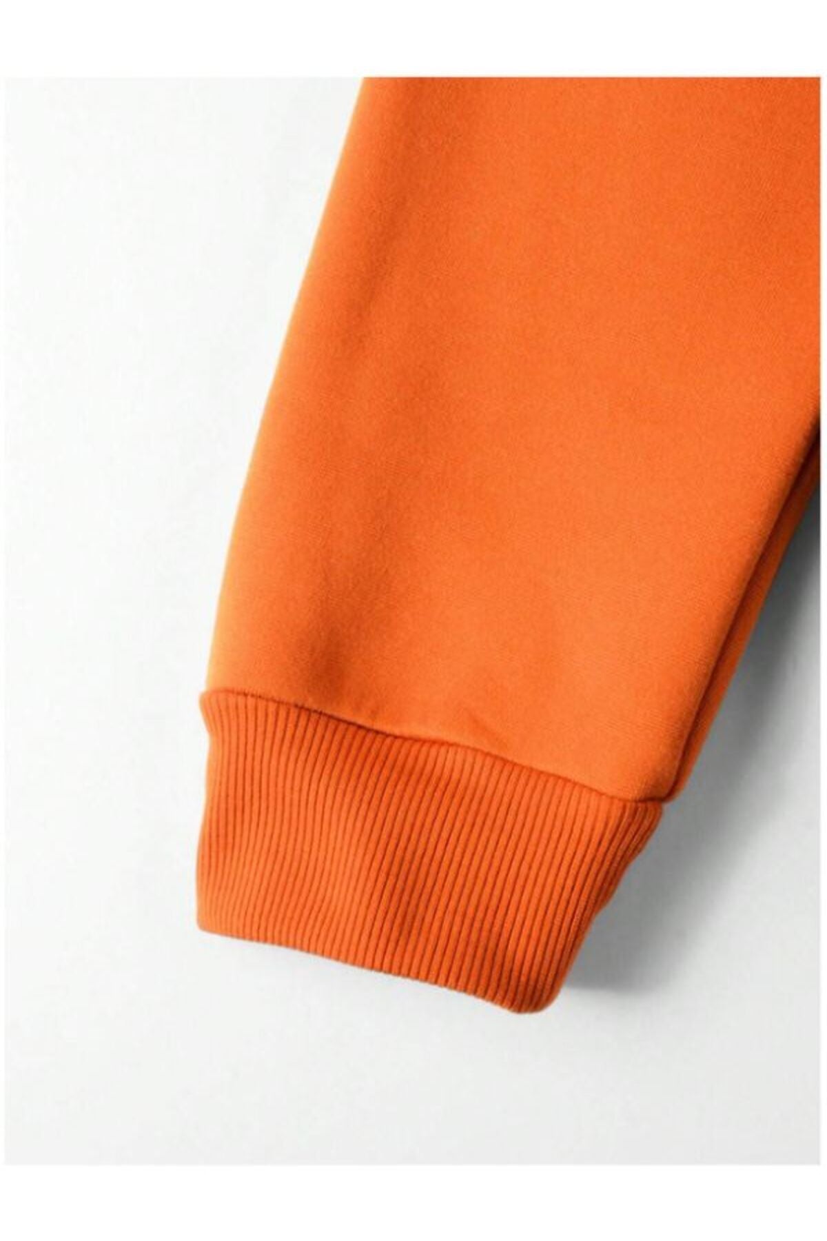 Férfi sweatshirt – narancssárga