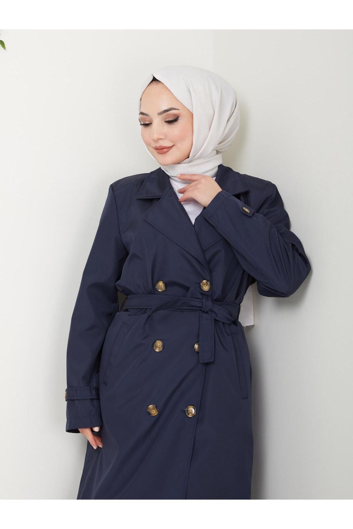 Női modest trencskó – fekete