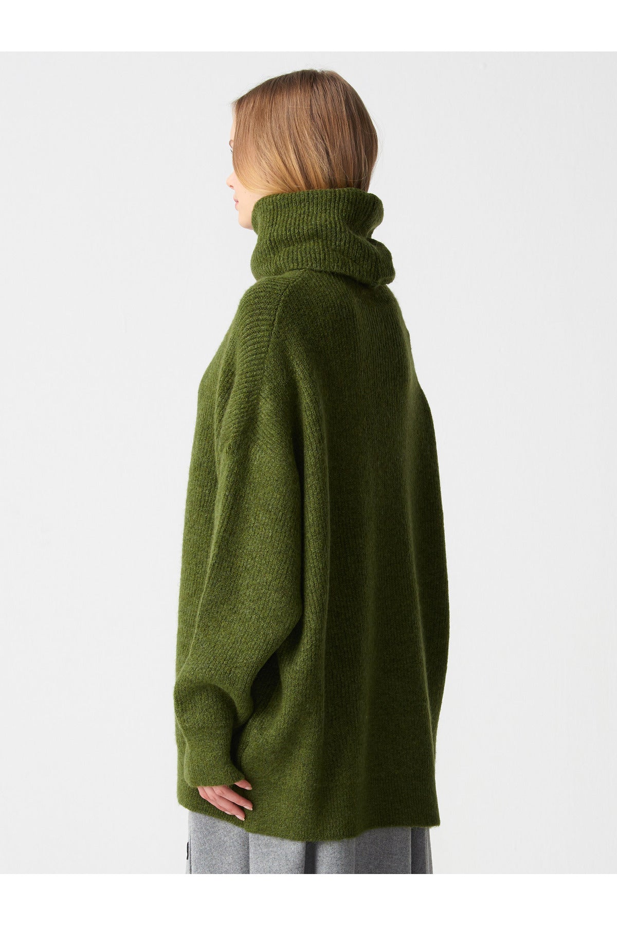 Pulóver – khaki