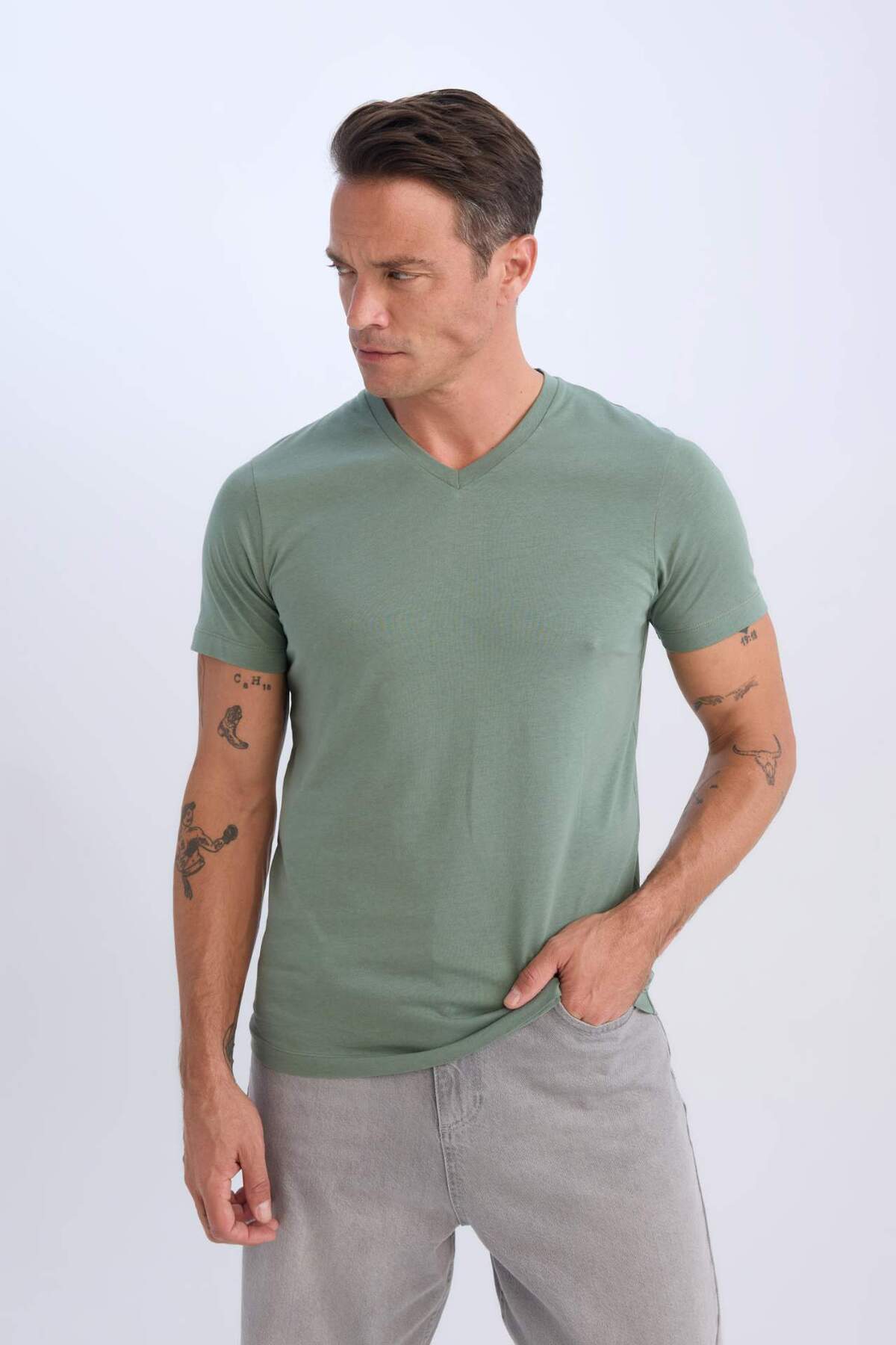 Póló – khaki