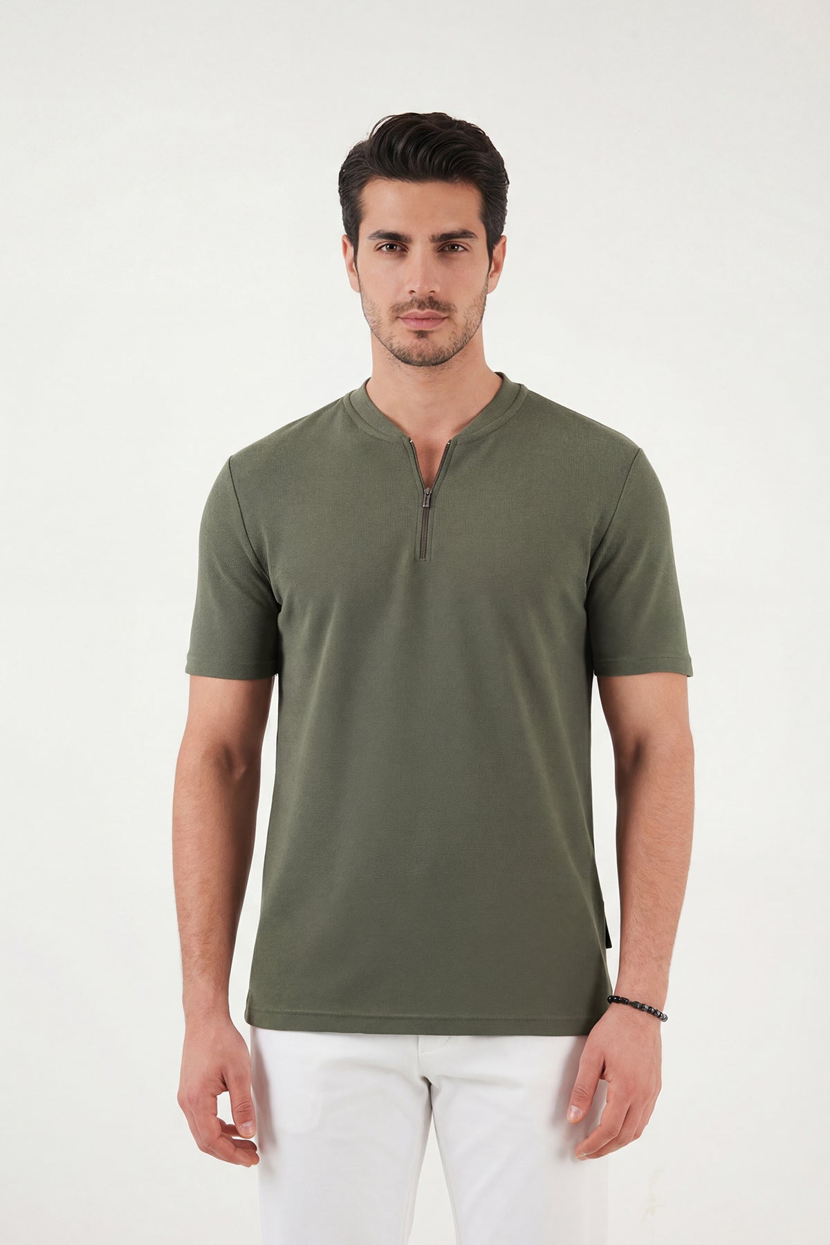 Férfi póló – khaki