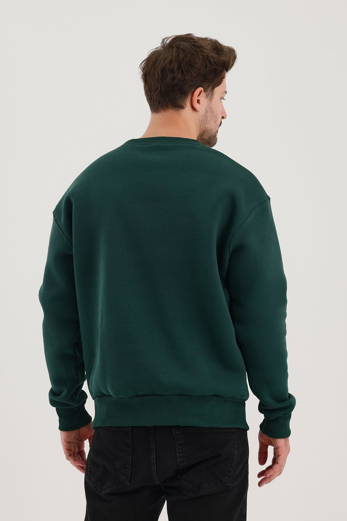 Férfi sweatshirt – zöld