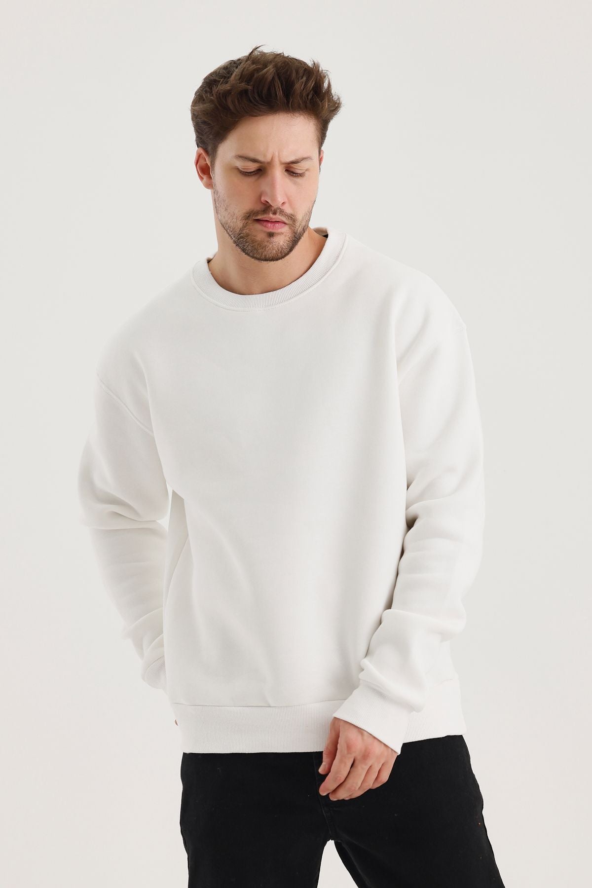 Férfi sweatshirt – zöld