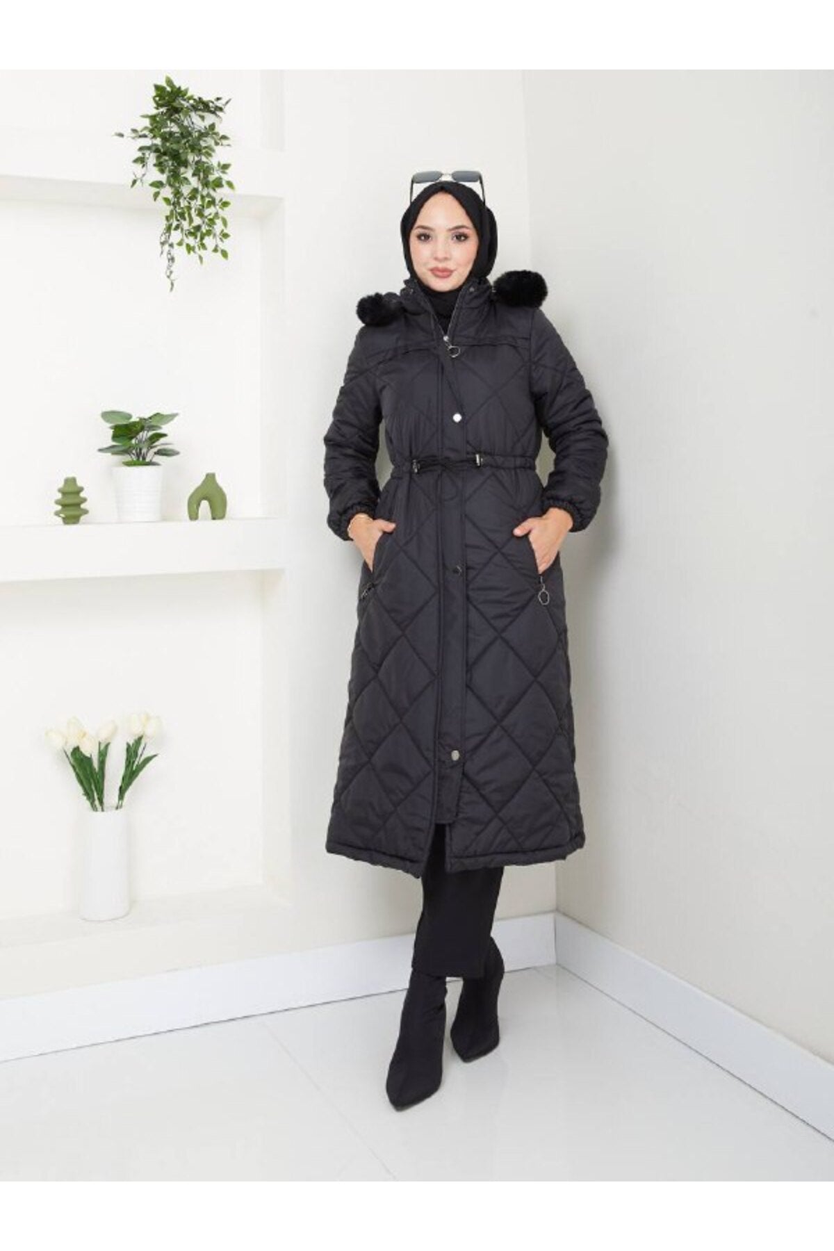 Női modest dzseki – khaki