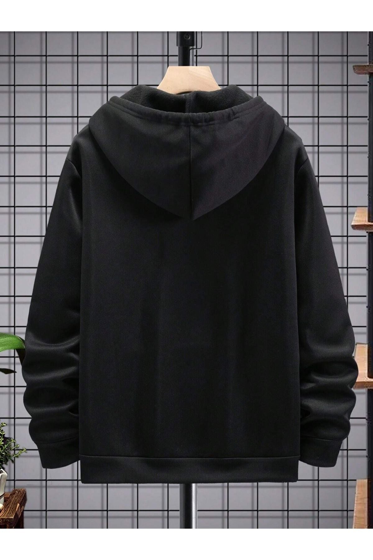 Férfi sweatshirt – fekete