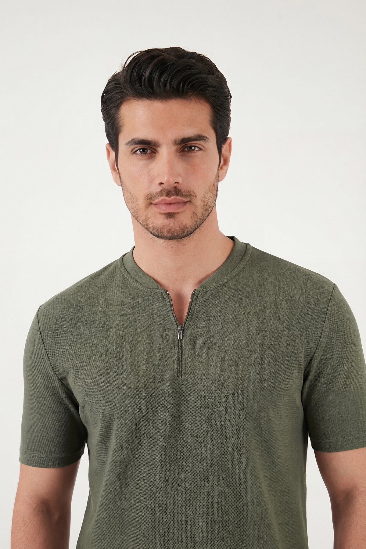 Férfi póló – khaki