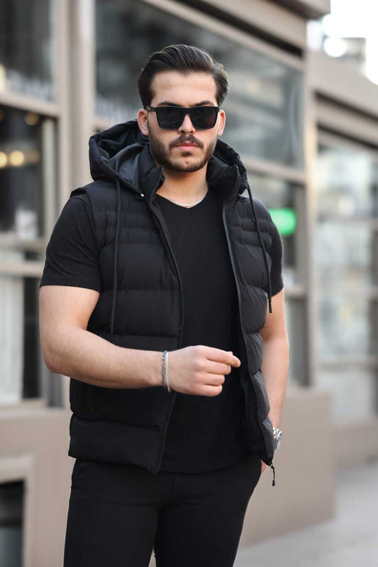 Férfi mellény – fekete
