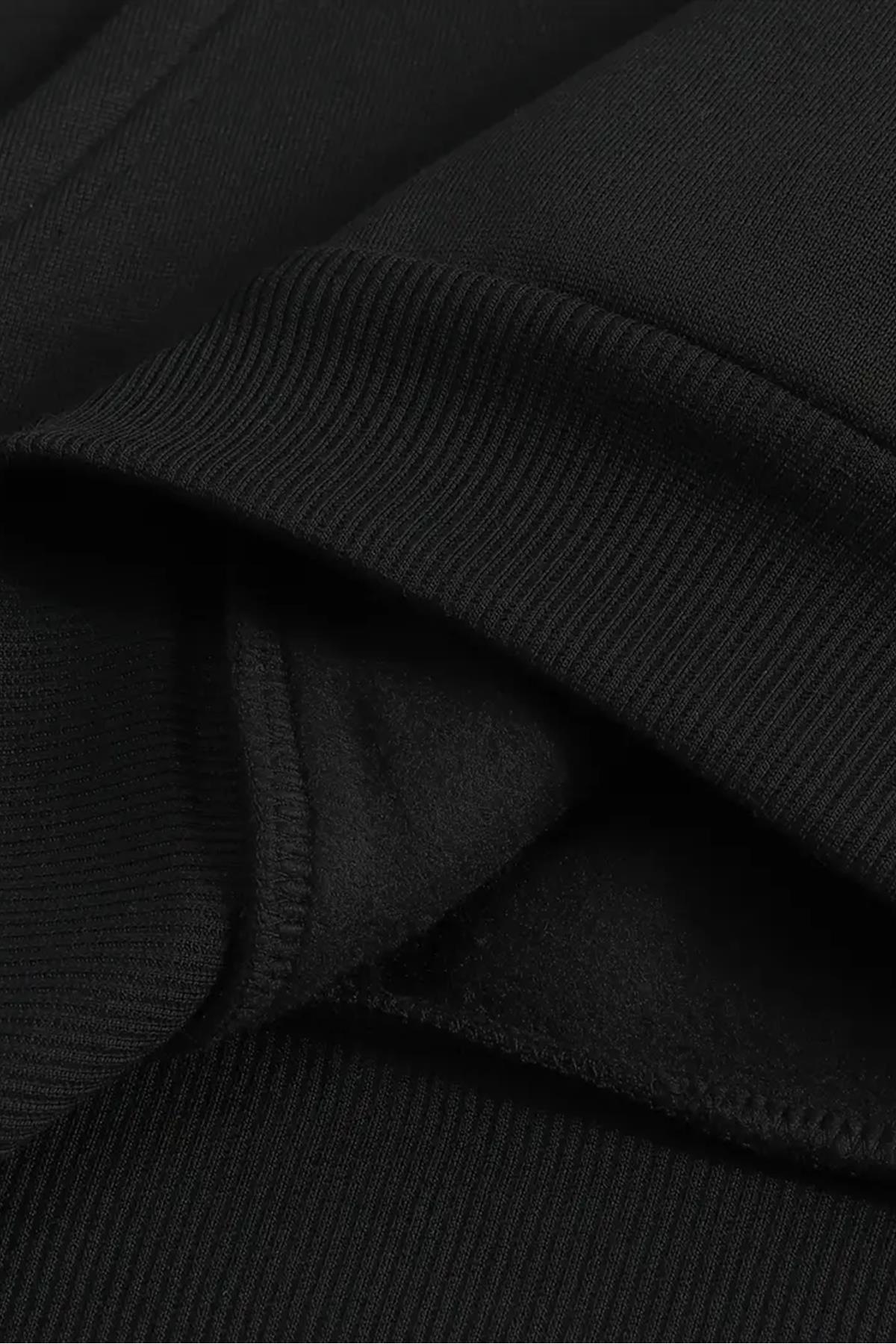 Férfi sweatshirt – fekete
