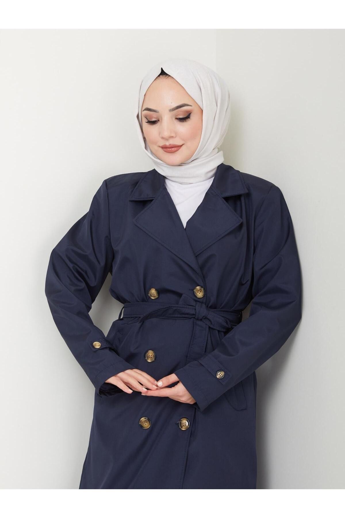 Női modest trencskó – fekete