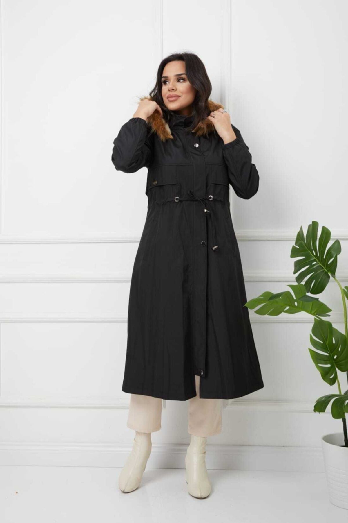 Női modest dzseki – khaki
