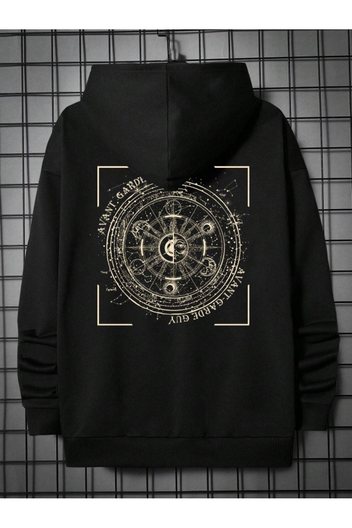 Férfi sweatshirt – fekete