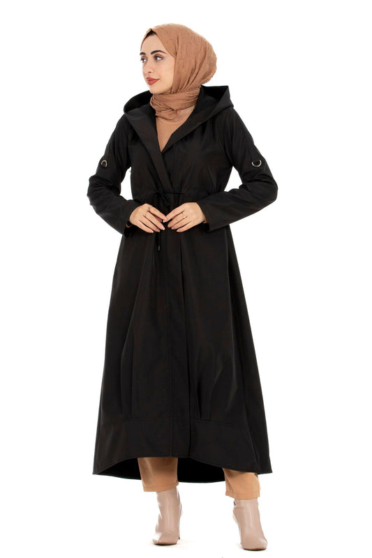 Női modest trencskó – fekete