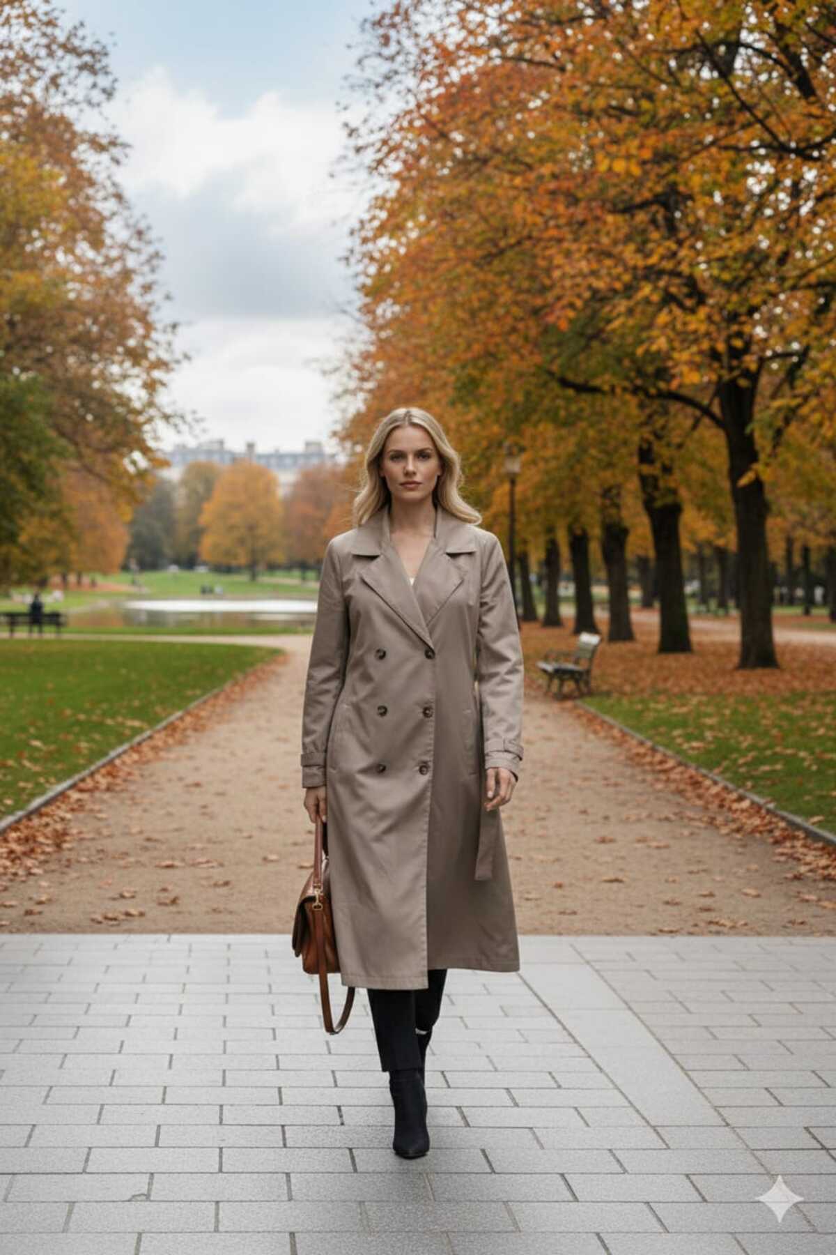 Női modest trencskó – fekete
