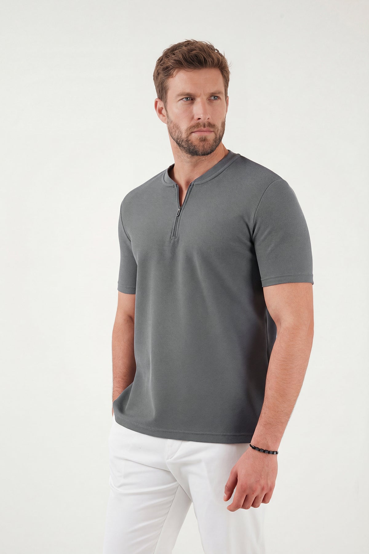 Férfi póló – khaki