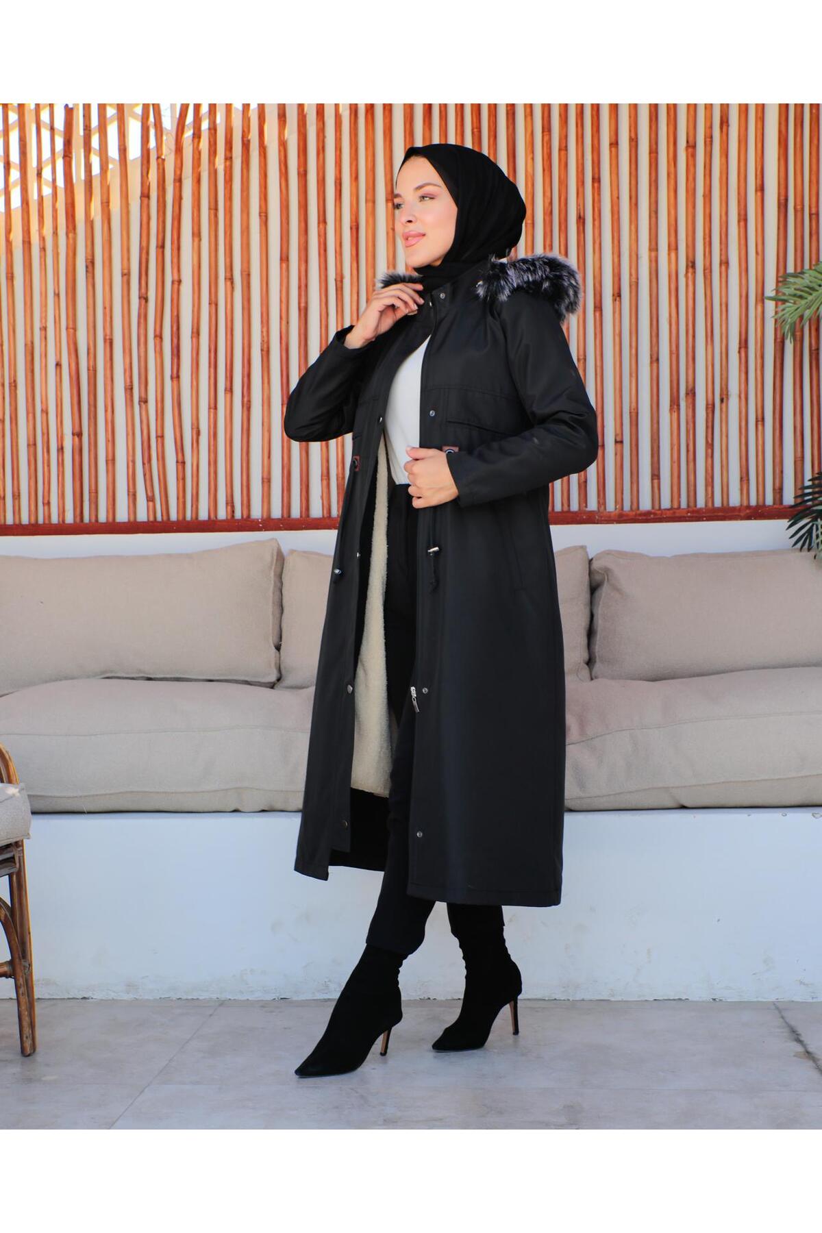 Női modest dzseki – fekete
