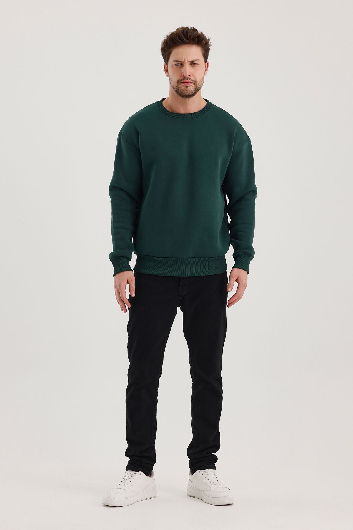 Férfi sweatshirt – zöld