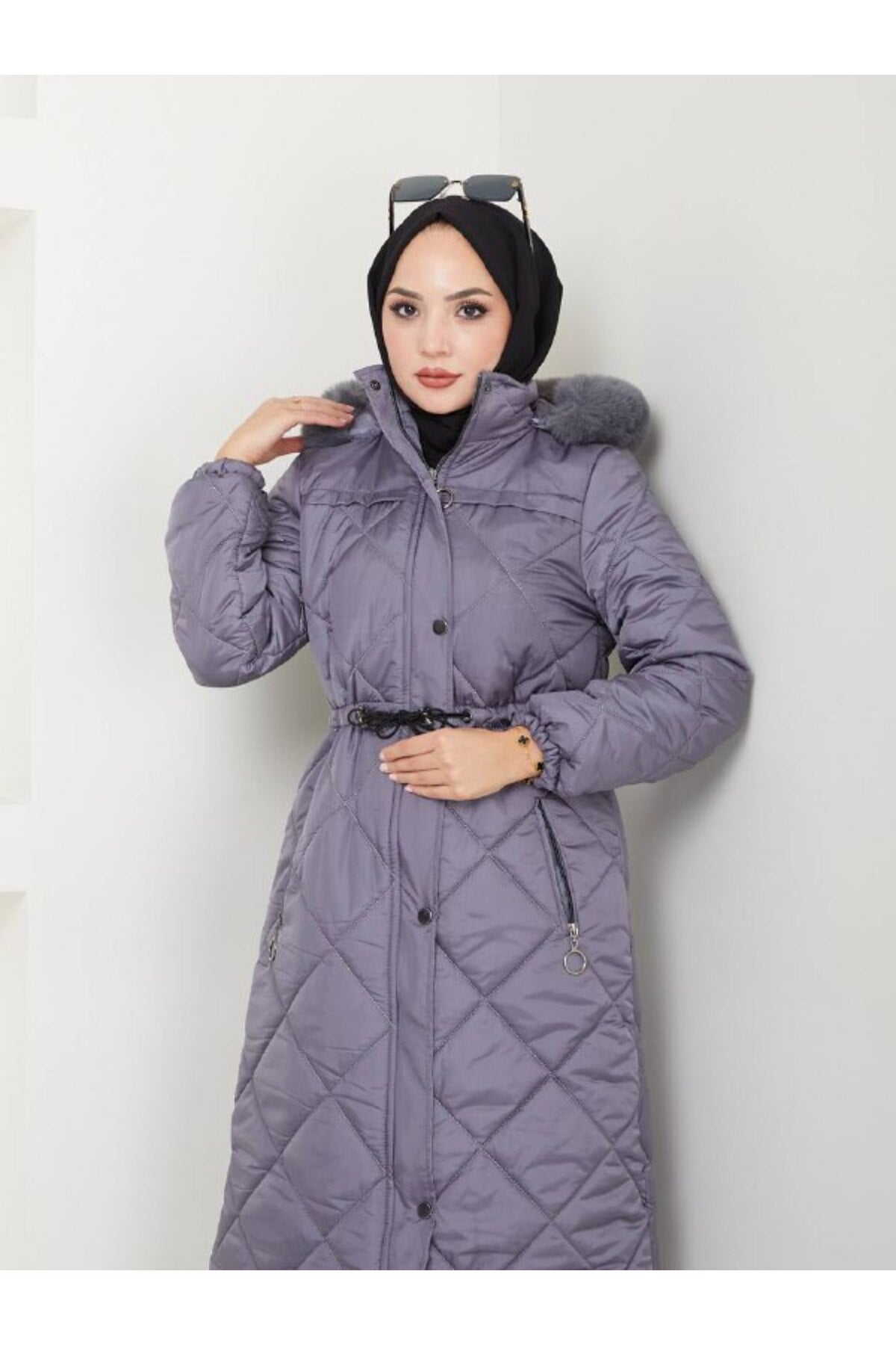 Női modest dzseki – szürke