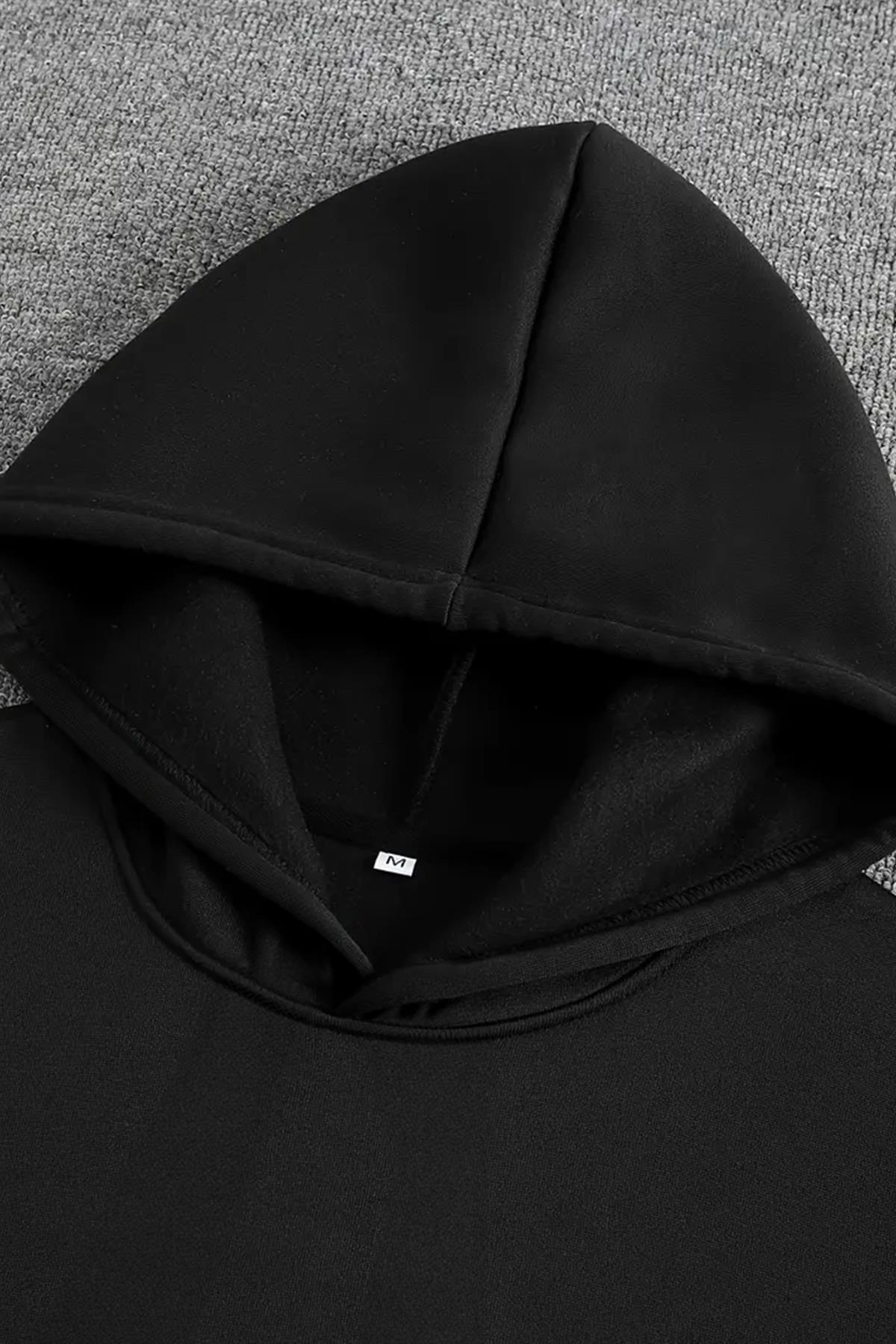 Férfi sweatshirt – fekete