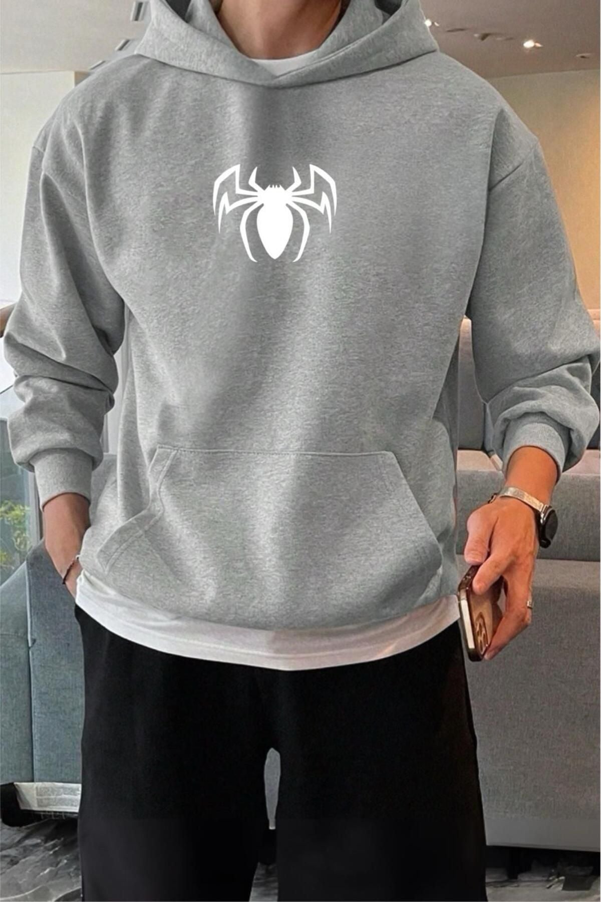 Férfi sweatshirt – szürke