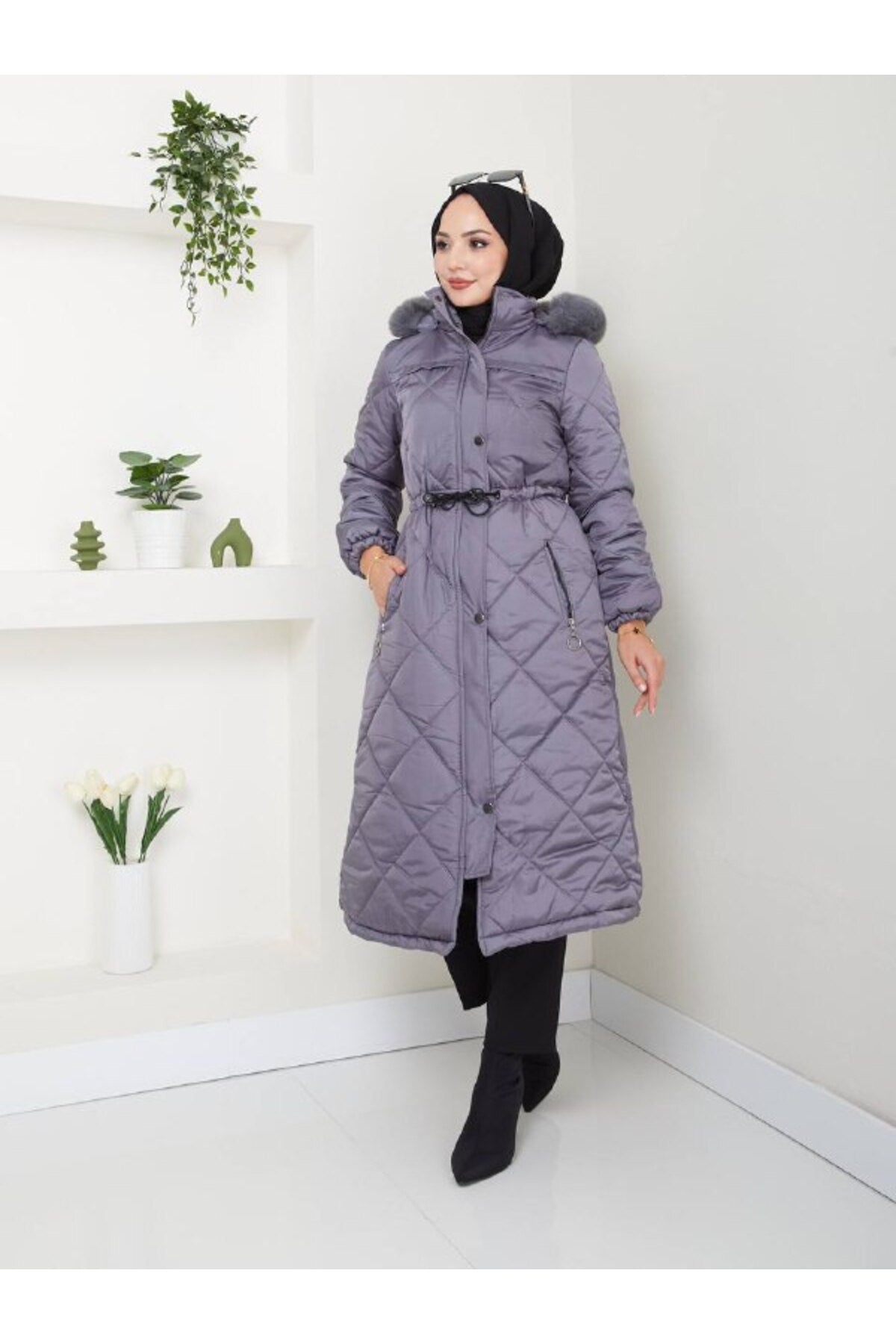 Női modest dzseki – khaki