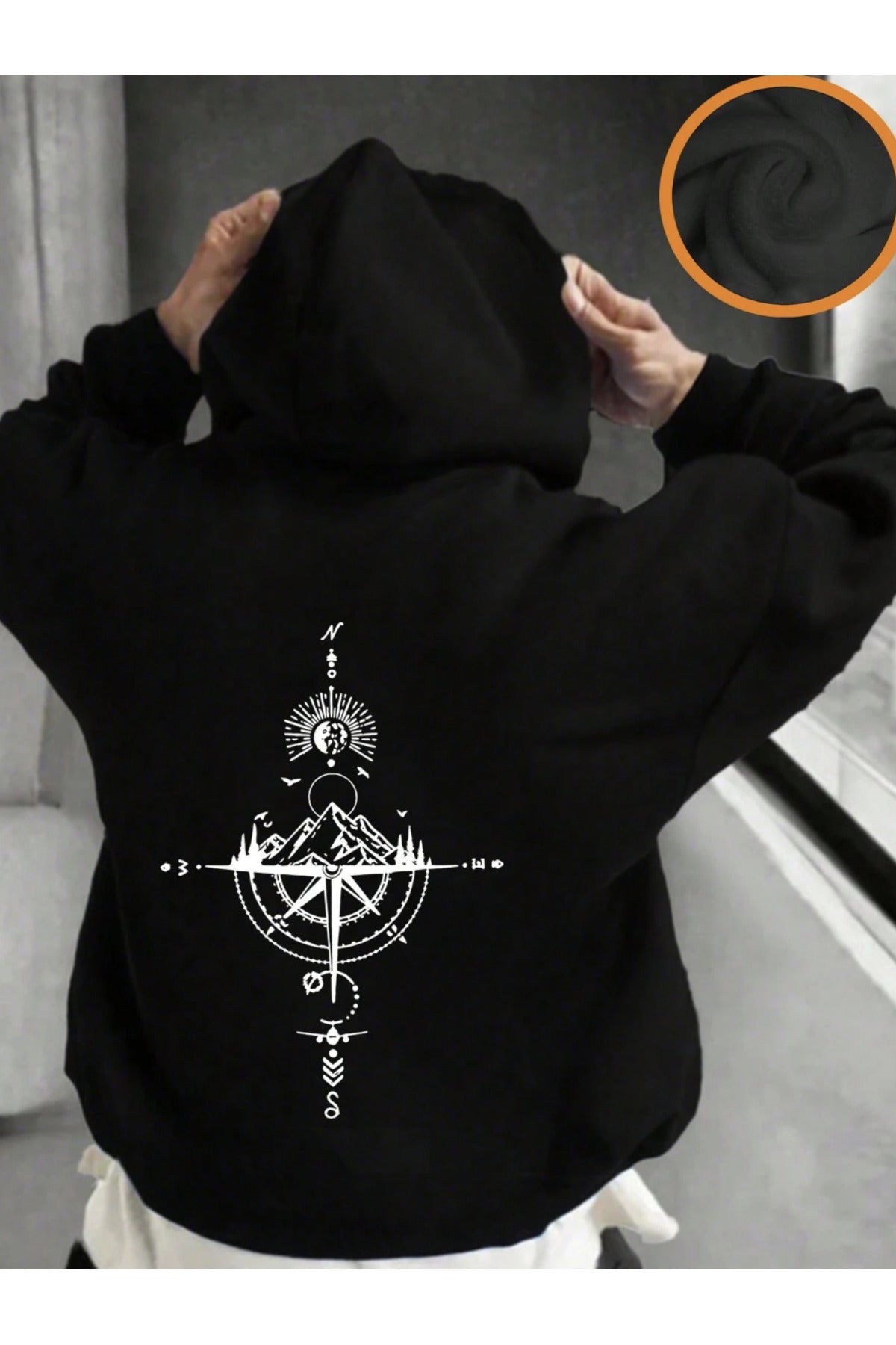 Férfi sweatshirt – fehér